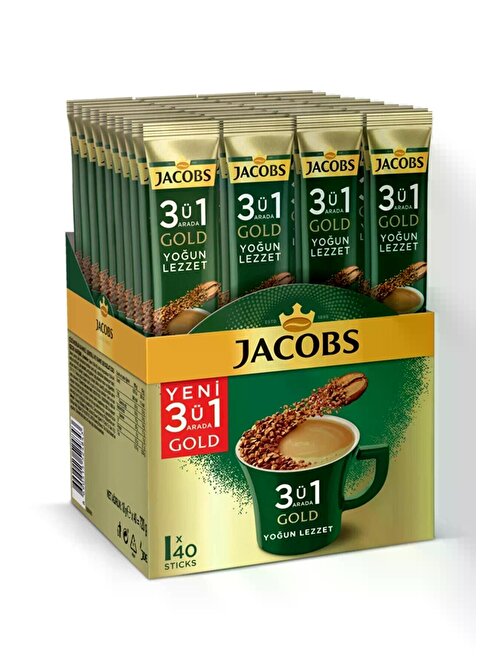 Jacobs  3'ü1 Arada Gold Kahve 40'lı