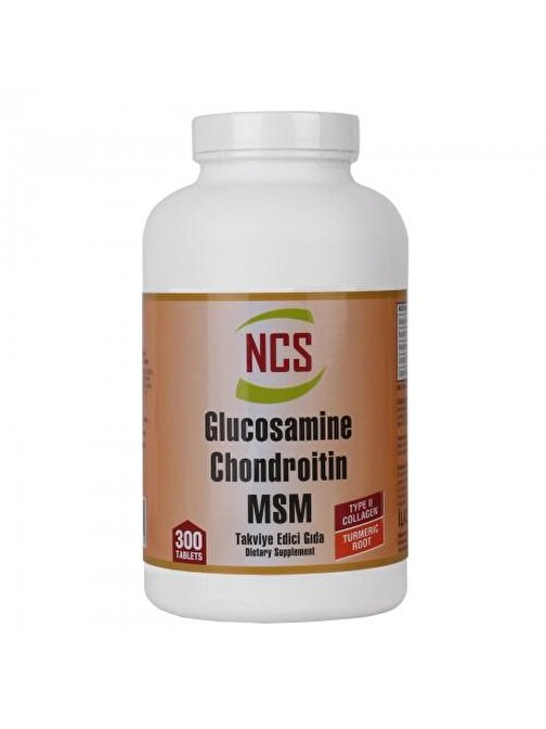 Ncs Glucosamine Chondroitin Msm Type Iı Collagen Turmeric 300 Tab