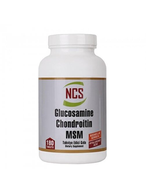 Ncs Glucosamine Chondroitin Msm Hyaluronic Acid Bosvella 180 Tablet