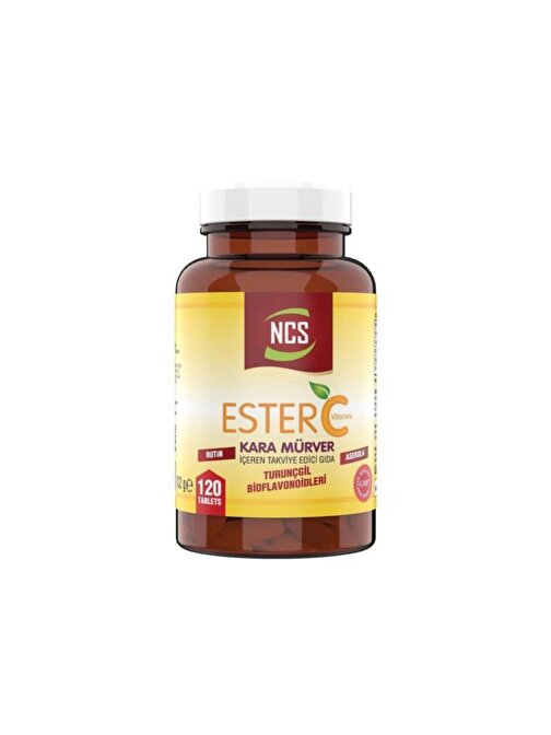 Ncs Ester C Vitamini Kara Mürver 120 Tablet