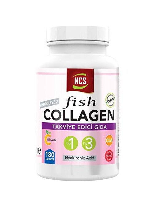 Ncs Type 1-3 Balık Collagen Cla Biotin 180 Tablet
