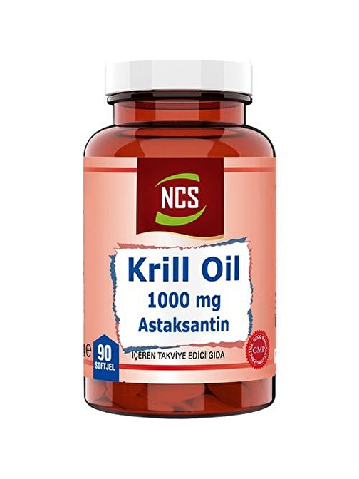 Ncs Krill Oil 1000 Mg Astaksantin 2 Mg 90 Softgel