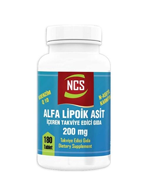 Ncs Alfa Lipoik Coenzim 200 Mg 180 Tablet