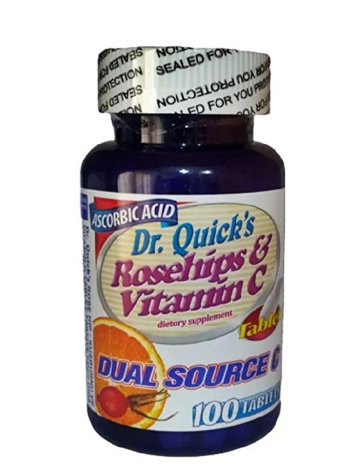 Dr Quick'S Rosehips Ve Vitamin C 100 Tablet