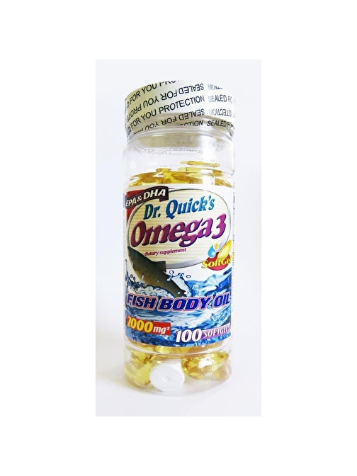 Dr.Quicks Omega 3 2000 Mg 100 Softgel