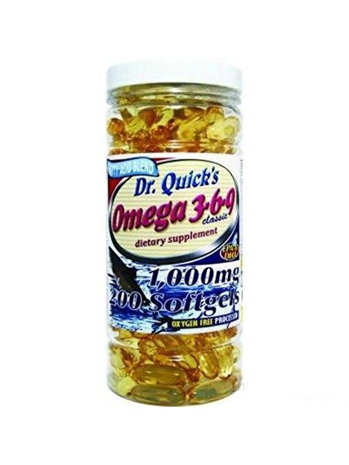 Dr.Quicks Omega 3.6.9 2000 Mg. 200 Softgel