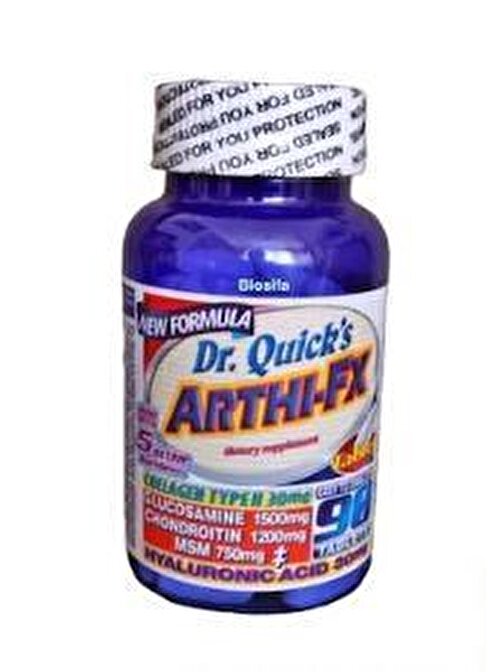 Dr Quick'S Arthi-Fx Glucosamine Chondroitin Msm Hyaluronic Acid 90 Tablet