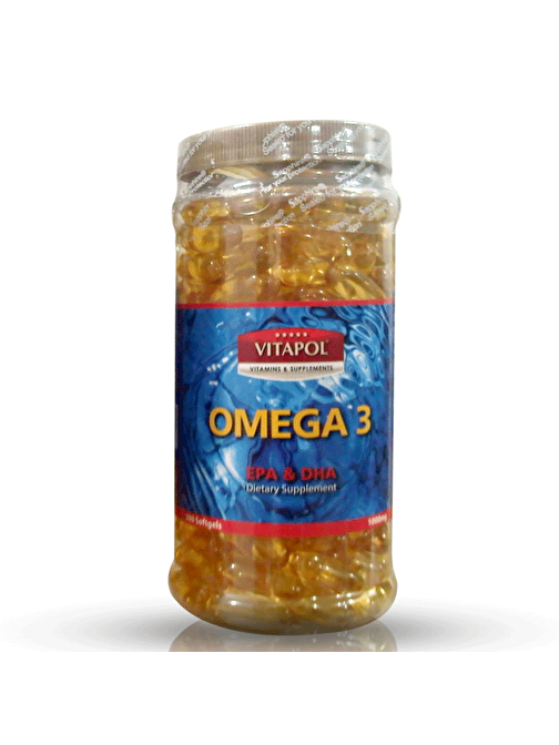 Vitapol Omega 3 Balık Yağı 200 Yumuşak Softgels