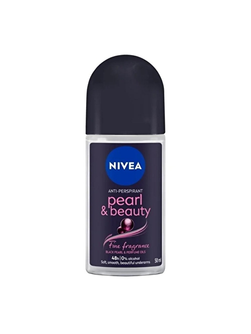 Nivea Pearl & Beauty Black Kadın Roll-On Deodorant 50 ml