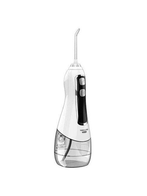 Waterpulse Kablosuz Pro V580 Water Flosser 320ml Taşınabilir Diş/Protez Bakım Ve Ağız Duşu Beyaz