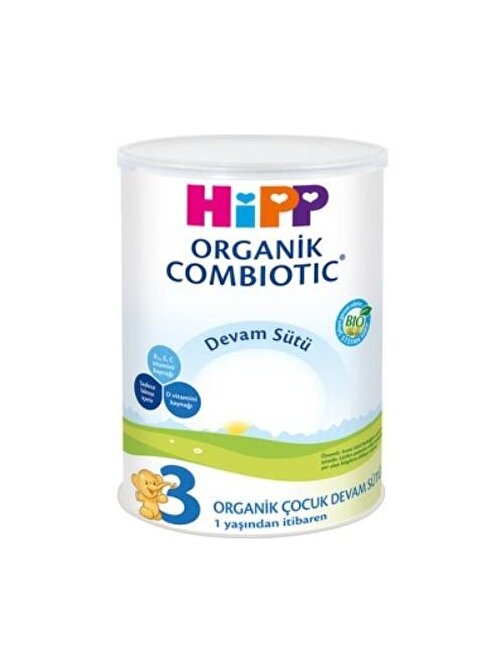 Hipp 3 Organik Combiotic İyot & Biotinli Devam Sütü 350 gr. 9-12 Ay