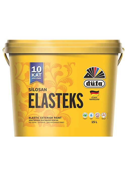 Düfa Silosan Elasteks Dış Cephe Beyaz 2.50 lt