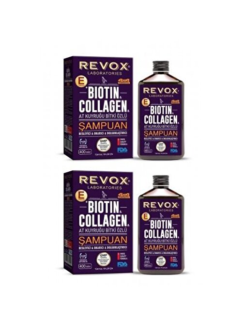 Revox Biotin - Collagen At Kuyruğu Şampuan 2 x 400 ml