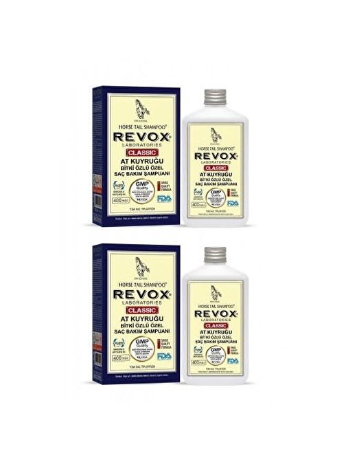 Revox At Kuyruğu Şampuan 2 x 400 ml