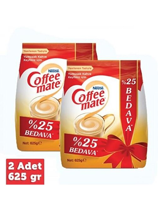 Nescafe Coffee Mate 625 gr x 2 Adet