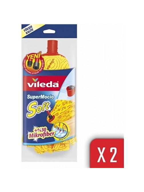 Vileda Supermocio %30 Mikrofiber Paspas Yedek x 2 Adet