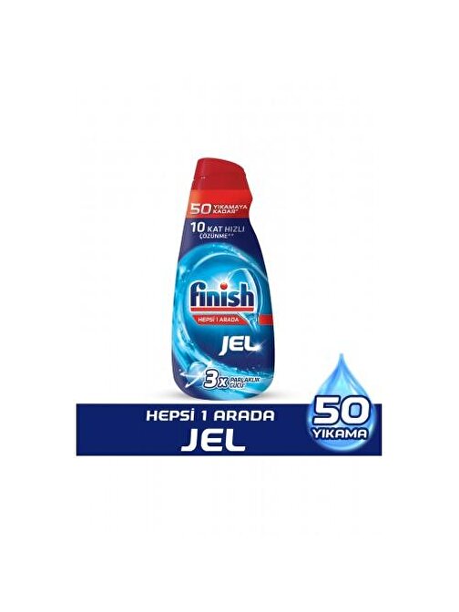 Finish Bulaşık Makinesi Deterjanı Hepsi 1 Arada Jel Konsantre 1000 ml