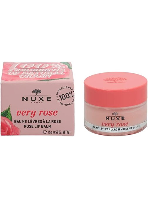 Nuxe Very Rose Gül Aromalı Nemlendirici Balsam Dudak Bakımı 15 gr