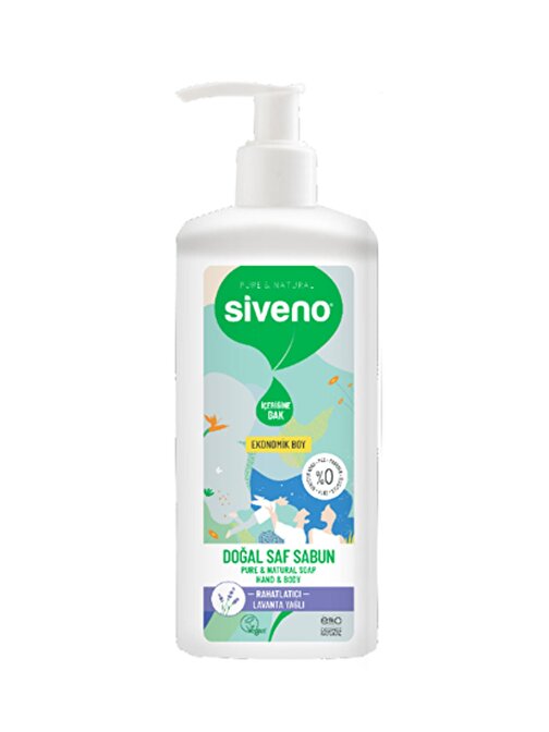 Siveno Doğal Lavanta Yağlı Sıvı Sabun 1 lt