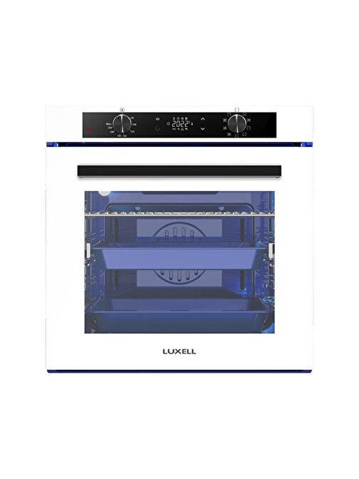 Luxell 100 lt A+ Enerji Sınıfı 10 Programlı Ankastre Fırın Beyaz