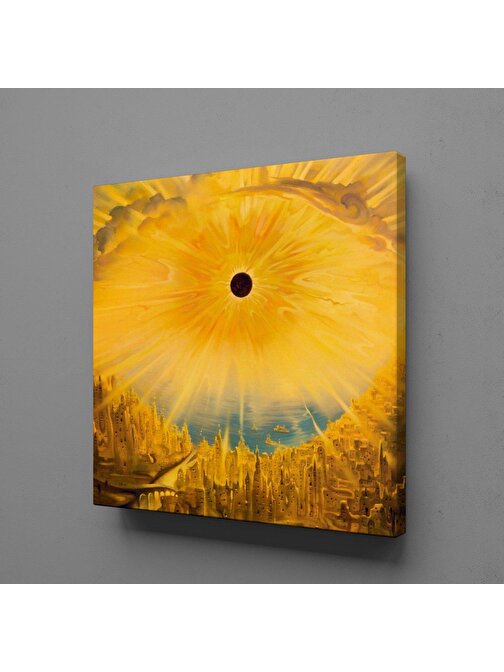 Technopa Güneş Kanvas Tablo 30x30 cm