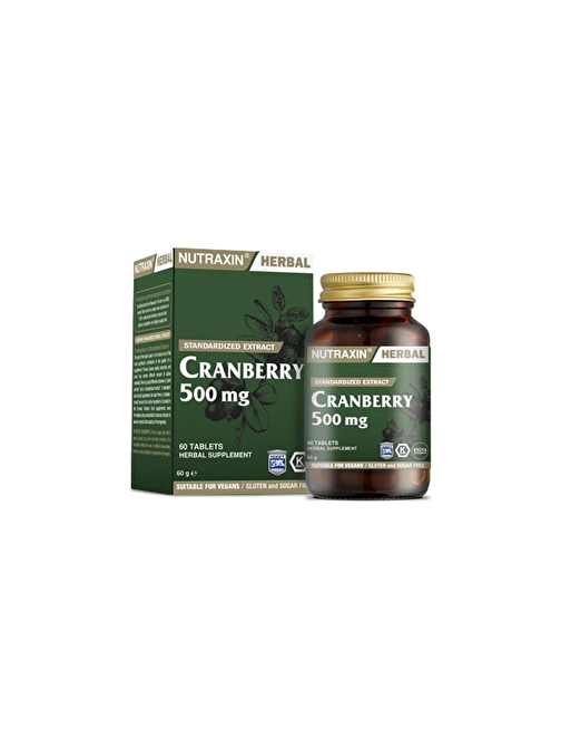 Nutraxin Cranberry 500 Mg 60 Tablet