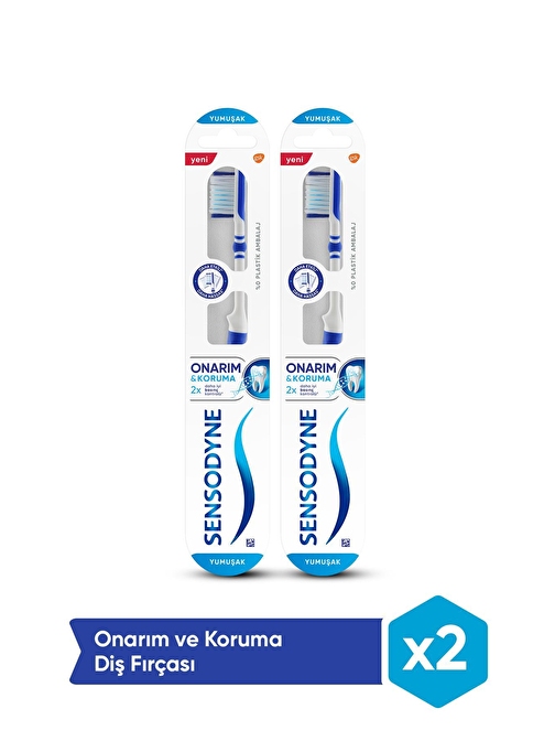 Sensodyne Onarım ve Koruma Diş Fırçası 2'li Paket Yumuşak