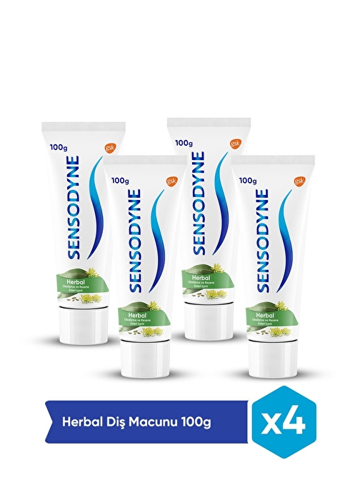 Sensodyne Herbal Diş Macunu 100 ml x 4 Adet