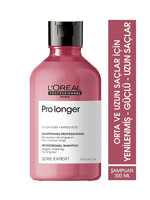 L'Oreal Professionnel Serie Expert Pro Longer Saç Uçlarının Görünümünü Yenileyici - Yoğunlaştırıcı Şampuan 300 ml