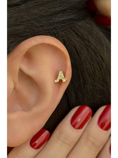 A Harfi Piercing Helix Kıkırdak Lob Tragus