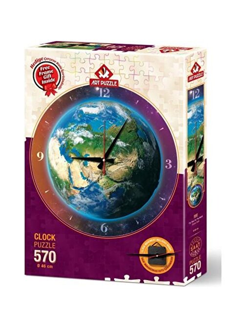 Art Puzzle 570 Parça Dünya Saati 5002