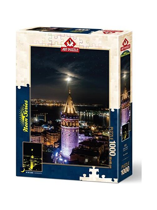 Art Puzzle 1000 Parca Games Galata Kulesı Neon 5241