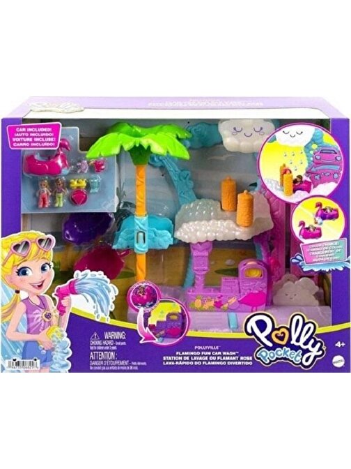 Polly Pocket Polly Pocket Flamingo Araba Su Eğlencesi Seti