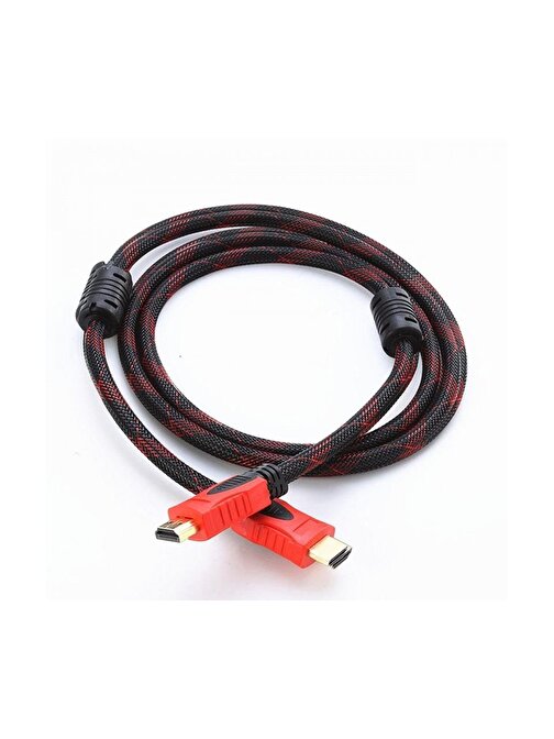 Concord C-513 Ses ve Görüntü Aktarım HDMI Kablo 1.5 mt Siyah - Kırmızı