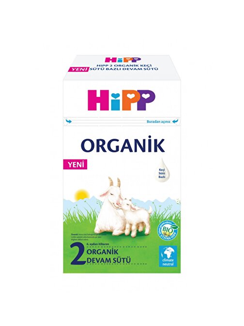 Hipp 2 Organik 6-9 Ay Keçi Sütü Bazlı Bebek Devam Sütü