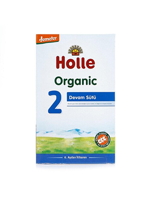 Holle 2 Organik Bebek Devam Sütü 600 gr +6 Ay