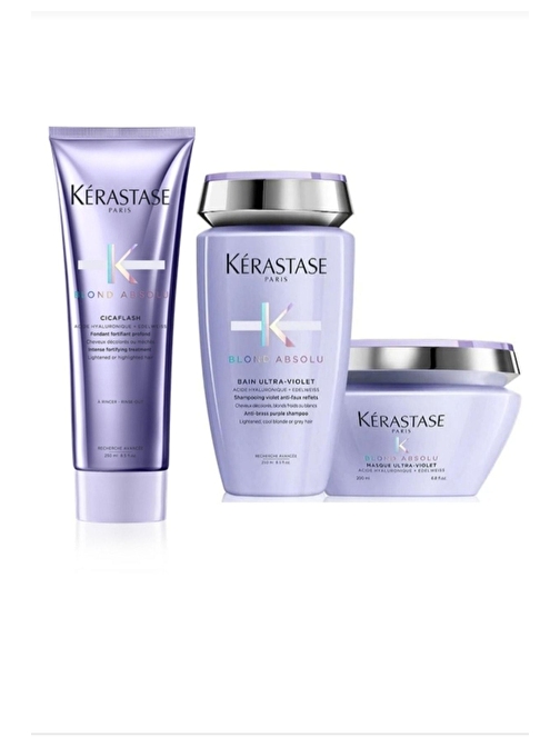 Blond Absolu Bain Ultra Sampuan 250 ml + Cicaflash 250 ml + Maske 200 ml