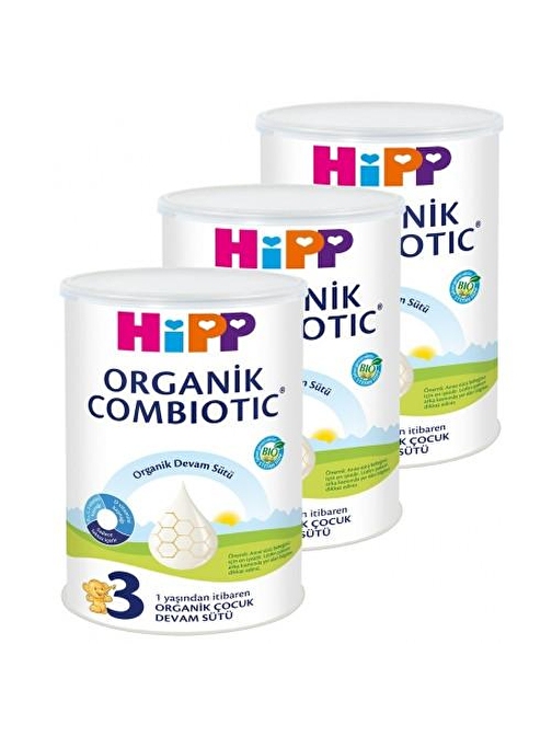 Hipp 3 Organik Combiotic Devam Sütü 3x350 gr 0-6 Ay