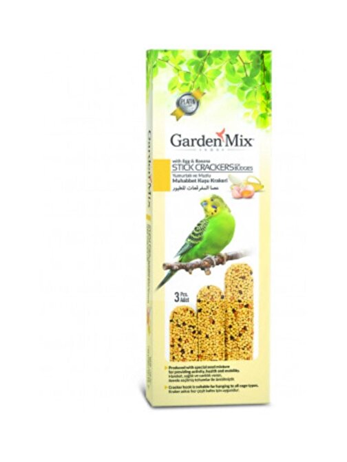 Garden Mix Muzlu Muhabbet Kuşu Krakeri 3 Adet 120gr