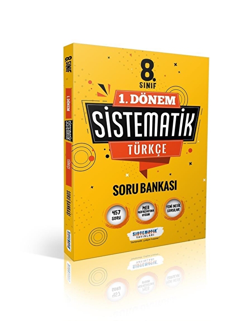 Sistematik Yayınları 8. Sınıf 1.Dönem Türkçe Soru Bankası Sistematik Yayınları