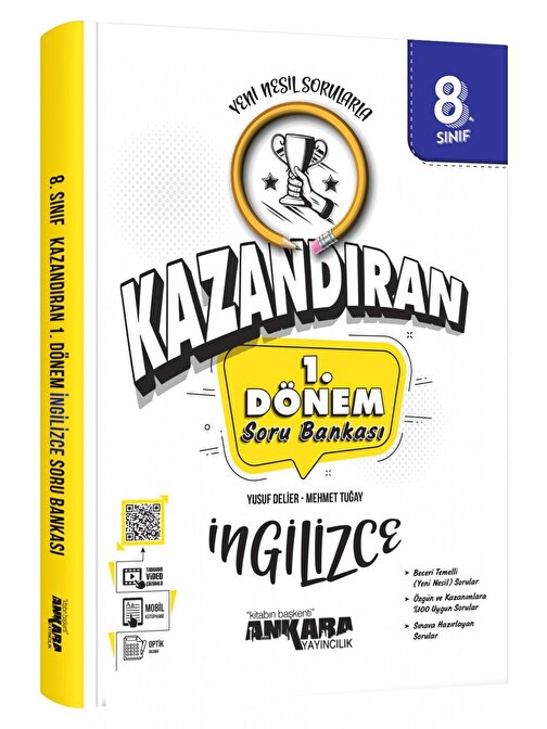 Ankara Yayıncılık 8.Sınıf 1.Dönem İngilizce Soru Bankası Ankara Yayıncılık