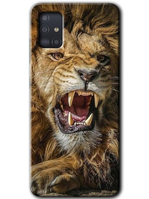 Gramaphone Galaxy A51 Kılıf HD Desen Baskılı Arka Kapak - Lion King