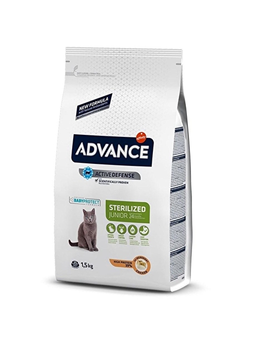 Advance Young Sterilised Tavuklu Kısırlaştırılmış Kuru Kedi Maması 1.5 Kg