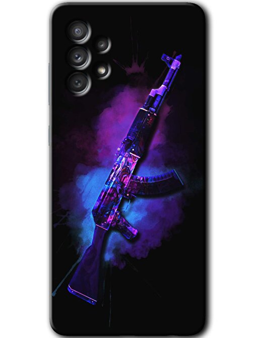 Gramaphone Galaxy A72 Kılıf HD Desen Baskılı Arka Kapak - AK