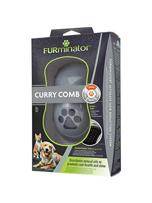 Furminator Curry Kedi ve Köpek Masaj ve Yıkama Fırçası