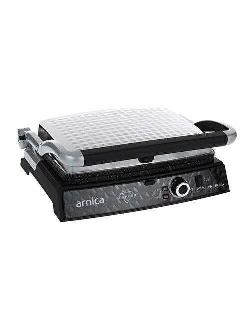 Arnica GH26252 Diamond 6 Dilim Yanmaz Yapışmaz Kaplama 2000 W Tost Makinesi Altın