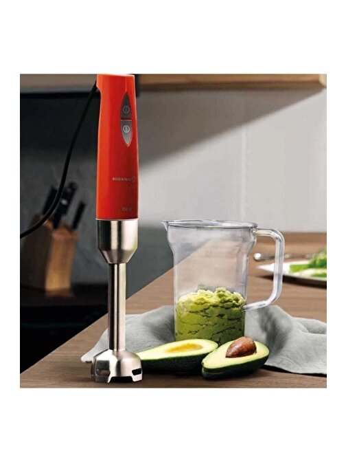 Korkmaz Vertex Duo A444-04 850 W El Tipi Blender Seti Kırmızı