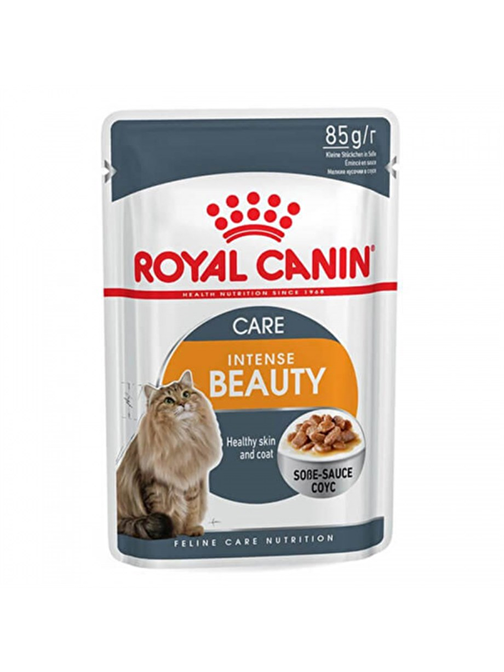 Royal Canin Intense Beauty Gravy Adult Yetişkin Kedi Konservesi Pouch 85 Gr