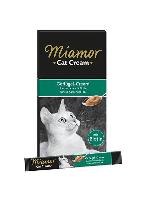 Miamor Cream Tavuklu Kedi Ödülü 6X15 G
