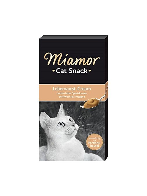 Miamor Cream Ciğerli Kedi Ödülü 6X15 G